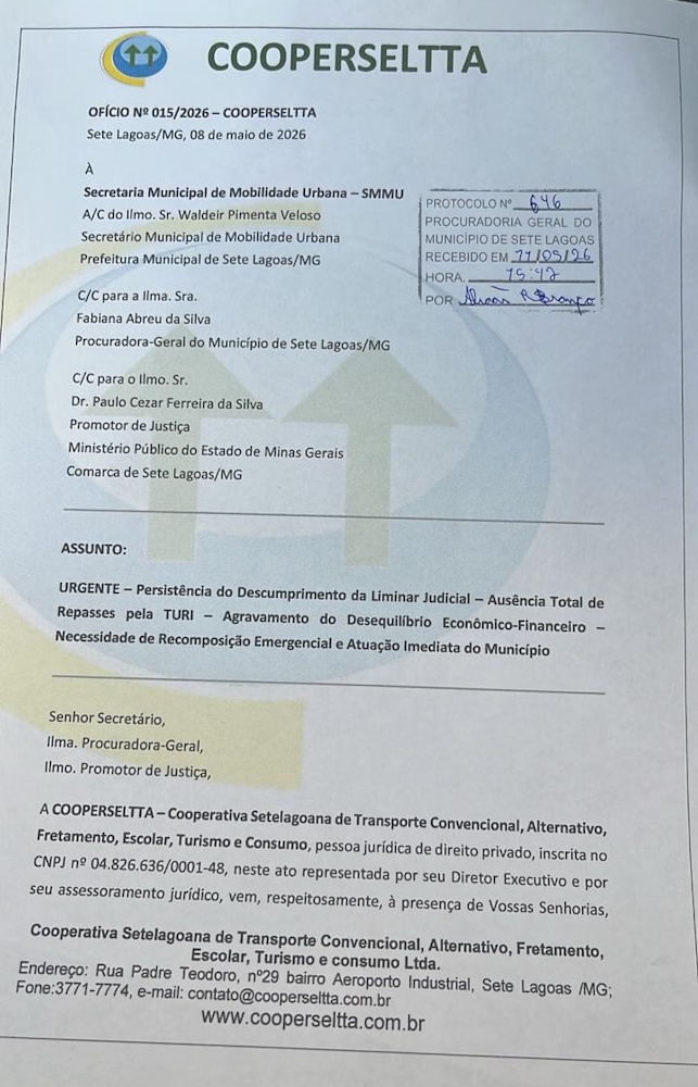 EXCLUSIVO: Cooperseltta pode parar de novo por falta de repasses da Turi e inércia da Prefeitura de 