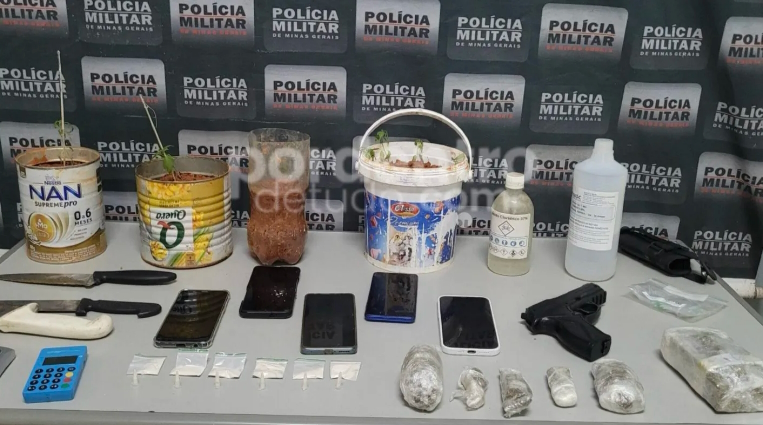 DISK DROGAS: PM estoura tráfico de entorpecentes feito por delivery no bairro JK em Sete Lagoas
