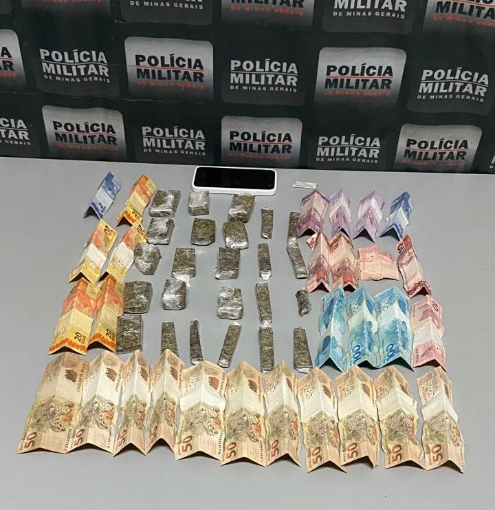 Entregador do Disk Drogas é preso após intensa perseguição policial no centro de Sete Lagoas