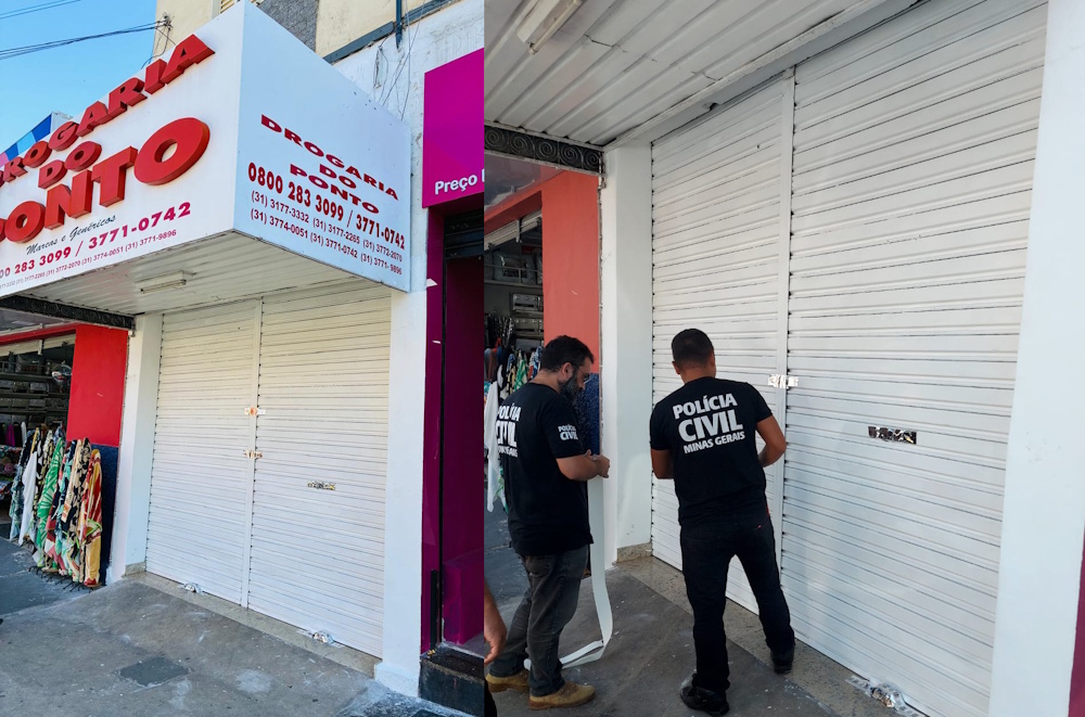 URGENTE: Operação Panaceia fecha drogaria e mira esquema de venda ilegal de remédios em Sete Lagoas