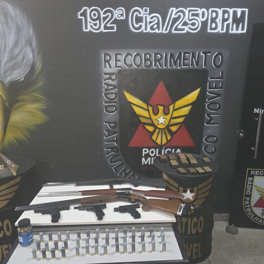 Falsa ''vítima'' é presa após assalto em Sete Lagoas e polícia recupera arsenal roubado