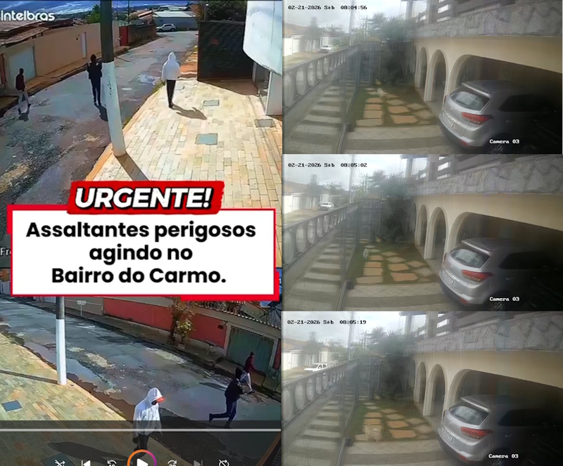 [VÍDEO] Vereador de Sete Lagoas é vítima de assalto na manhã deste sábado