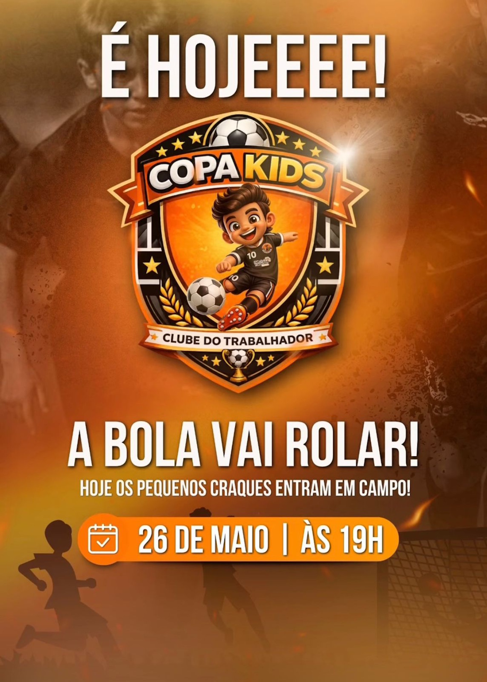 Copa do Trabalhador Kids começa hoje e promete movimentar o futebol infantil em Sete Lagoas