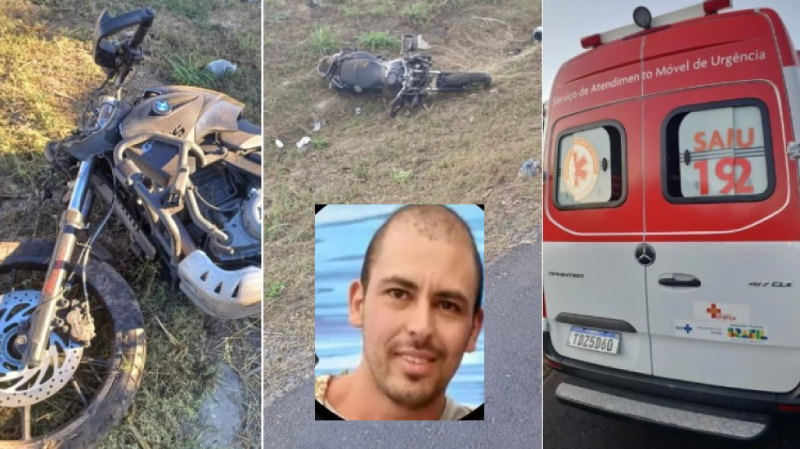 Professor de Sete Lagoas morre em acidente entre moto e caminhão na MG-424, em Confins