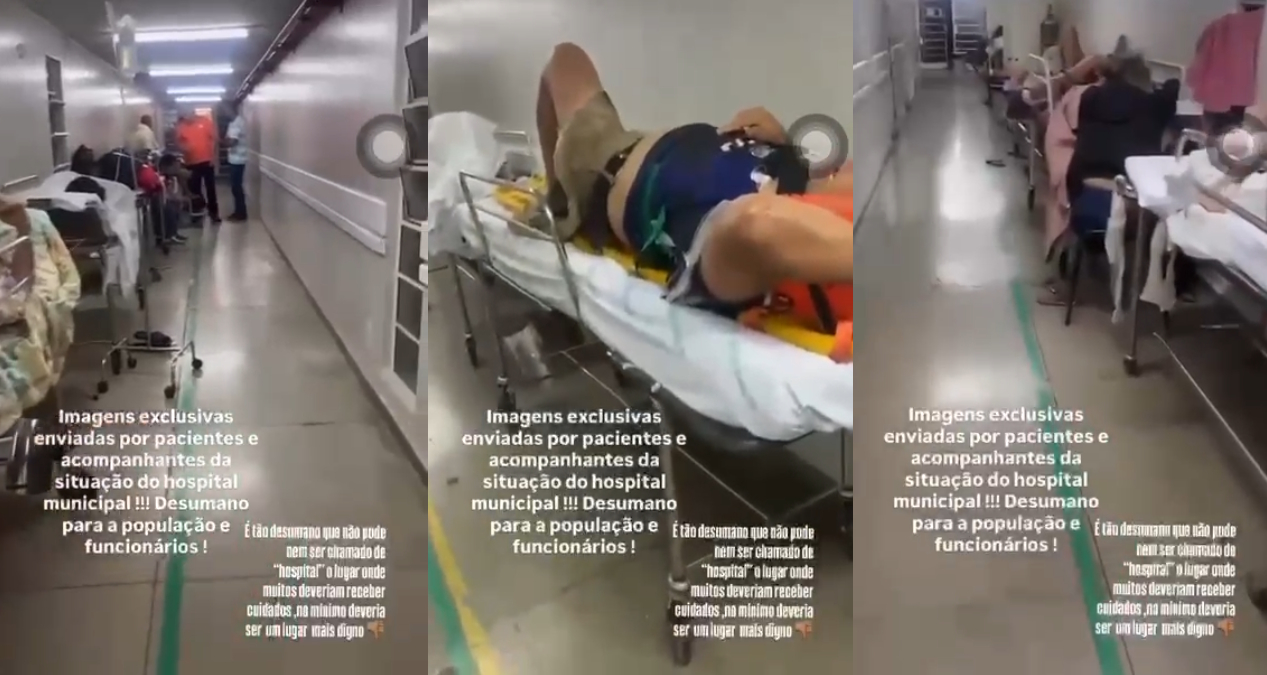 [VÍDEO] Crise na Saúde de Sete Lagoas: Hospital Municipal volta a ter macas e pacientes pelos corredores