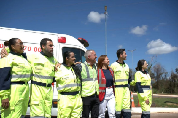 MAIO AMARELO: Blitz educativa em Sete Lagoas reforça importância de conduta preventiva na BR-040