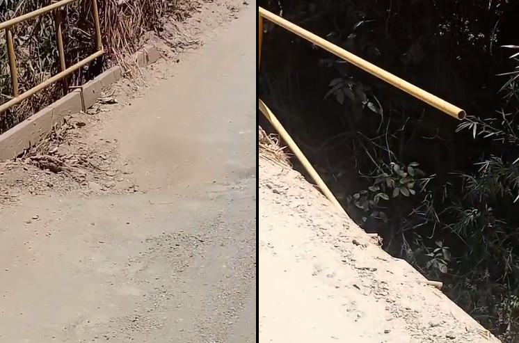 [VÍDEO] Cidadão denuncia abandono da ponte de Silva Xavier enquanto prefeito coleciona desculpas