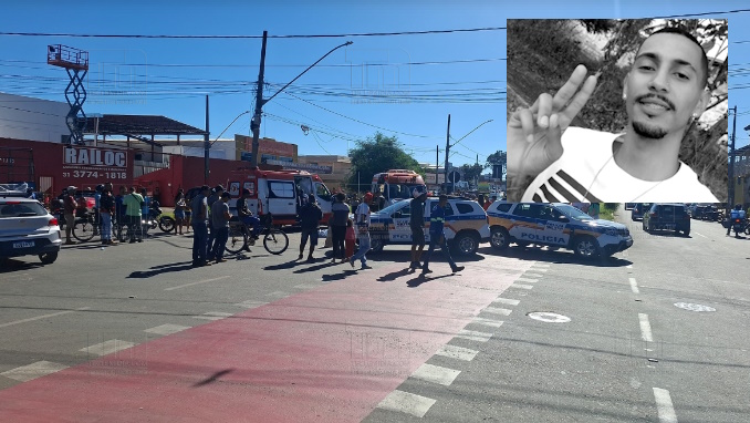 Grave acidente na Av. Padre Tarcísio tira a vida de jovem motociclista em Sete Lagoas